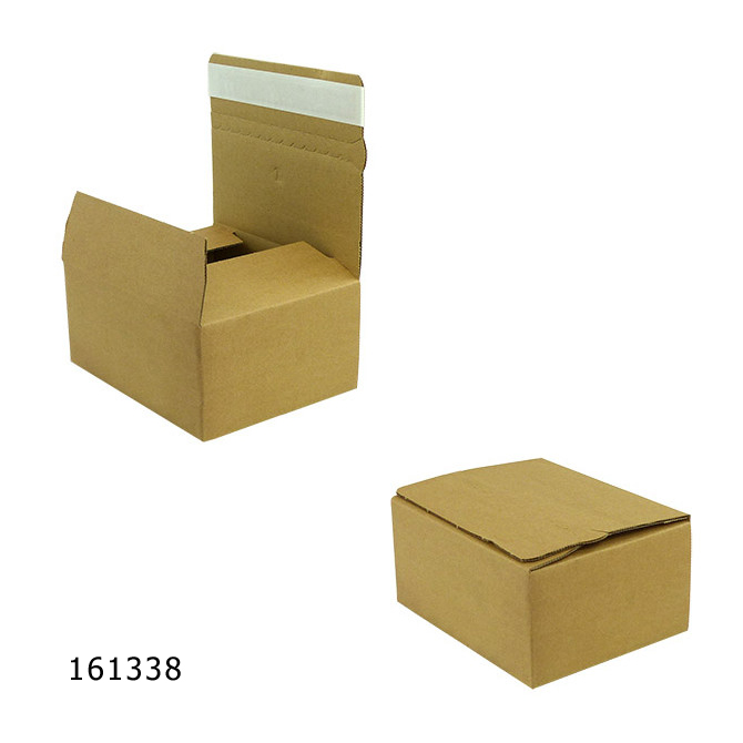 Boîtes postales brunes avec patte autocollante