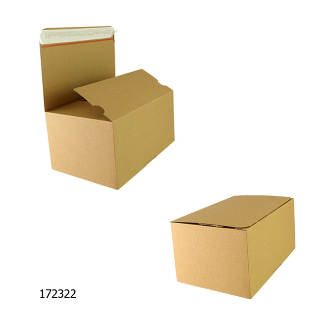 Boîtes postales brunes avec patte autocollante