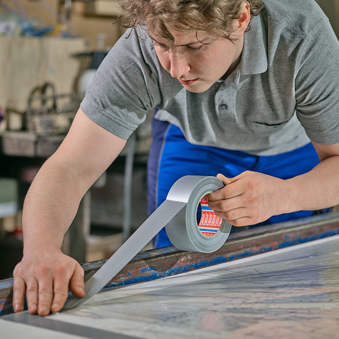 Ruban adhésif type duct tape recyclé – tesa® 60462