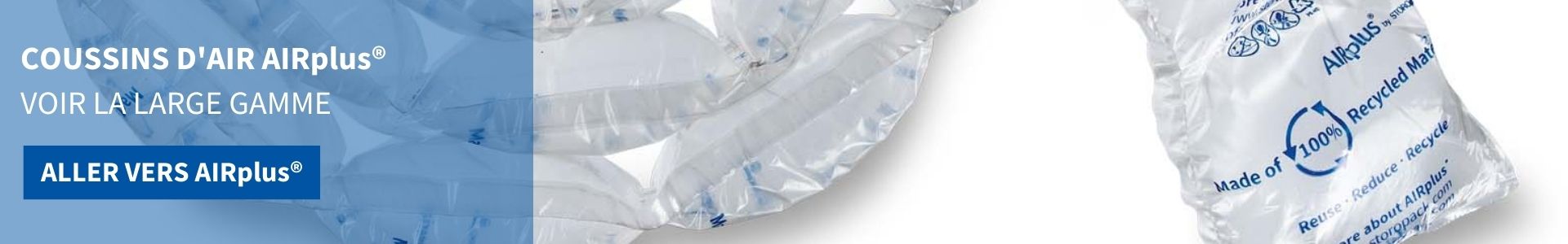 Coussins d'air AIRplus®️ : voir la large gamme.