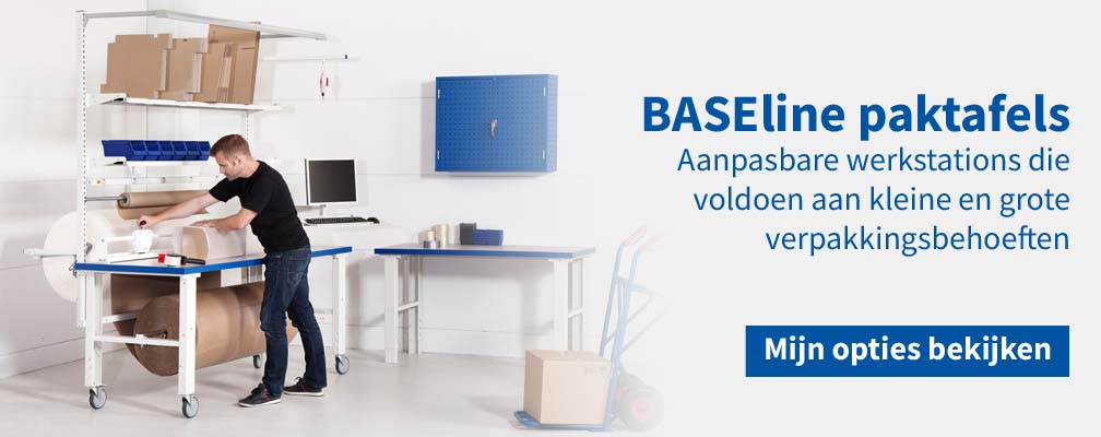 BASEline by Storopack: Werkstations die voldoen aan uw verpakkingsbehoeften. Ontdek de modellen.