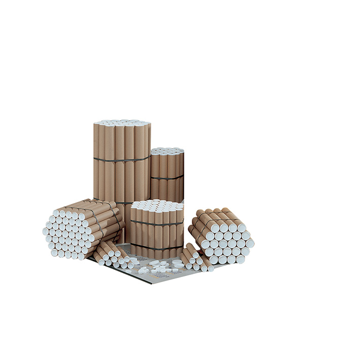 Tube en carton 320x60mm + bouchons