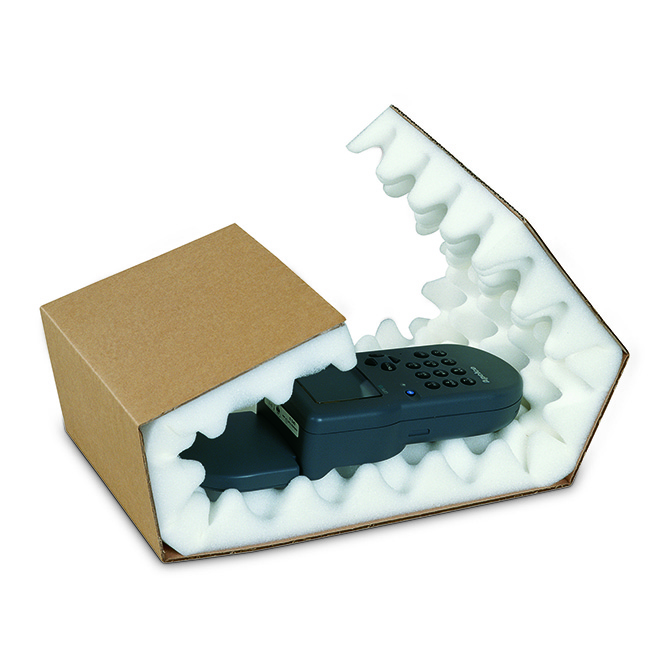 Boîte post mousse 350x280x80mm brune 17