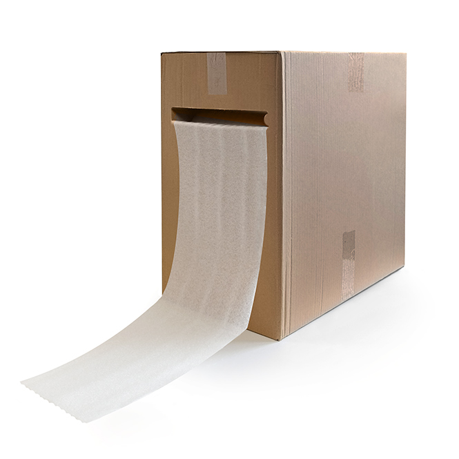 PE-Schuimrol dispenser 2mm 28,5cm 80m PE-Schuimrol dispenser 2mm 28,5cm 80m