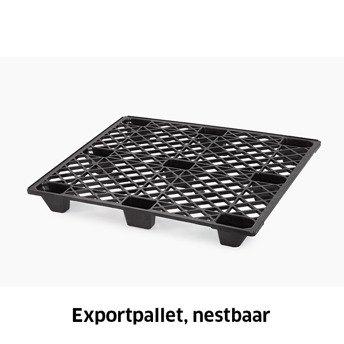 Plastic pallet 1200x800mm 1200kg