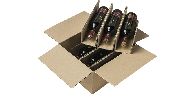 Envoi stylé et sûr de bouteilles avec les emballages pour bouteilles.