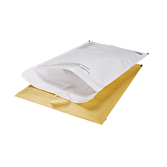 Papieren enveloppen met luchtkussenfolie