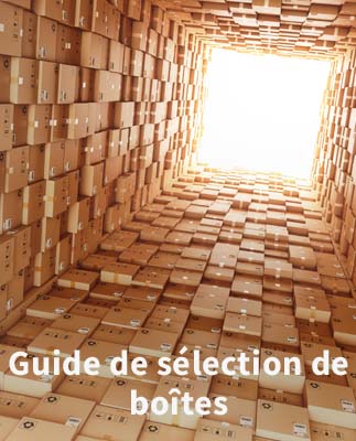 Guide de sélection de boîtes : trouvez la bonne boîte pour votre produit ou but spécific.