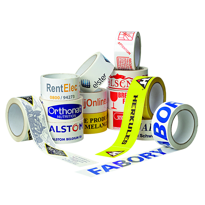 Bedrukte tape en etiketten Bedrukte tape en etiketten