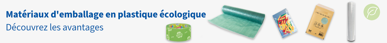 Matériaux d'emballage en plastique écologique (image) Matériaux d'emballage en plastique écologique (image)