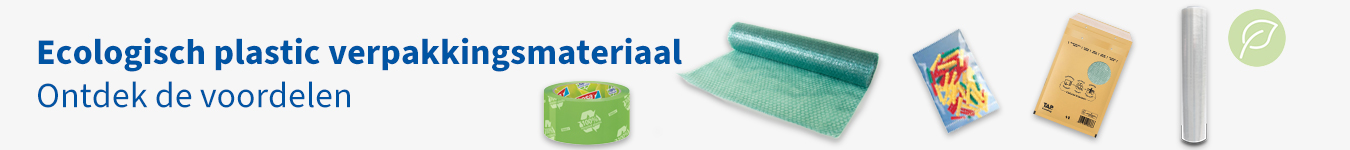 Ecologisch plastic verpakkingsmateriaal (afbeelding) Ecologisch plastic verpakkingsmateriaal (afbeelding)