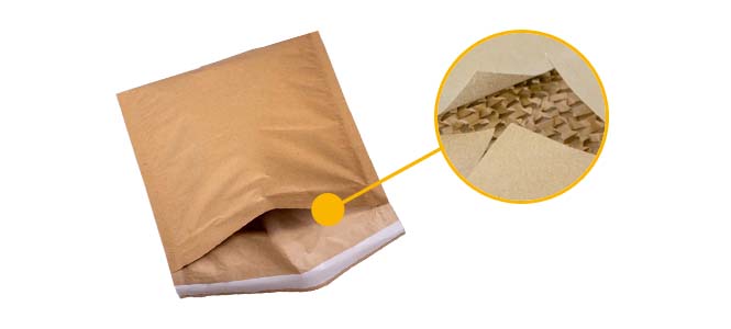 Nieuw product: enveloppen met papiervulling - Nouveau produit : Enveloppes avec rembourrage en papier