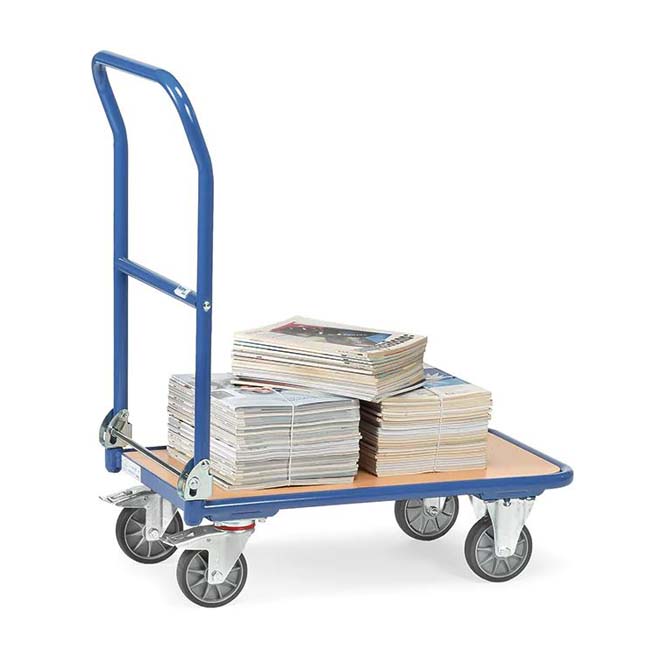 Opklapbare magazijnwagens