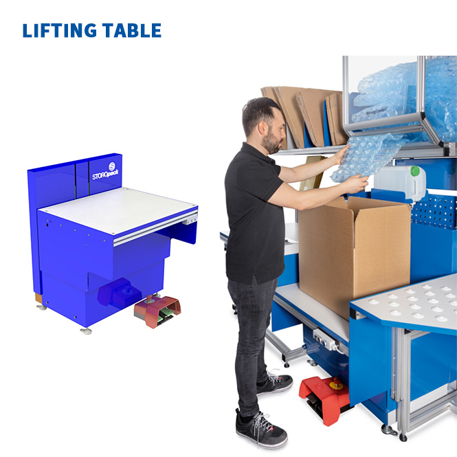 COMFORT.PACK tables d'emballage ergonomiques | Storopack