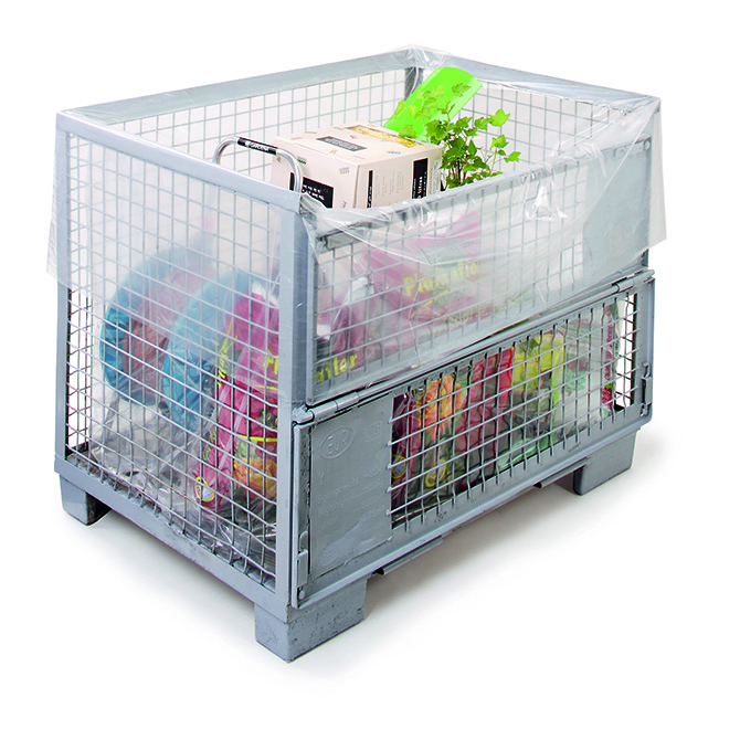 Sacs LDPE 50my 850+650x1100mm transp. Sacs LDPE 50my 850+650x1100mm transp.