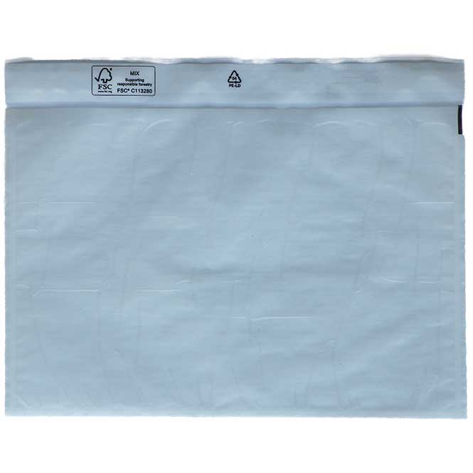 Paklijstenvelop 220x110mm onbedrukt Paklijstenvelop 220x110mm onbedrukt