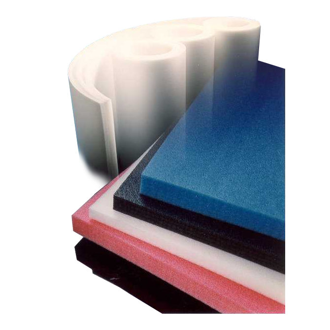 Schuimplaten uit polyethyleen