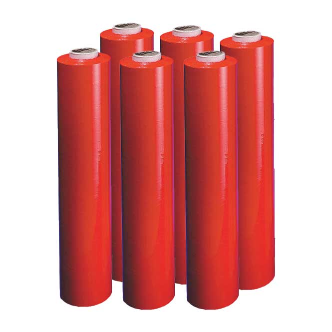 Film étirable 23my 500mmx300m rouge Film étirable 23my 500mmx300m rouge