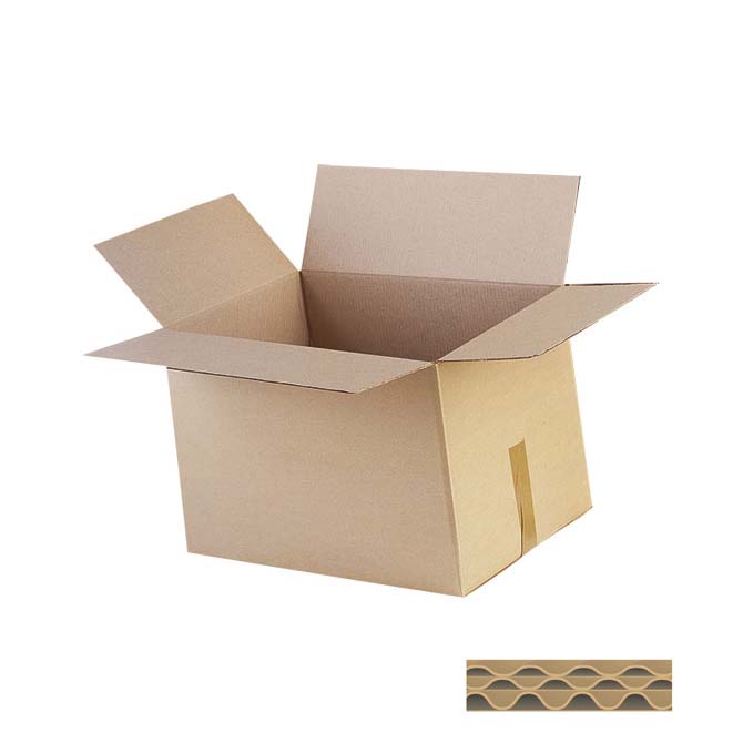 Kartonnen dozen driedubbele golf lengte > 300 mm