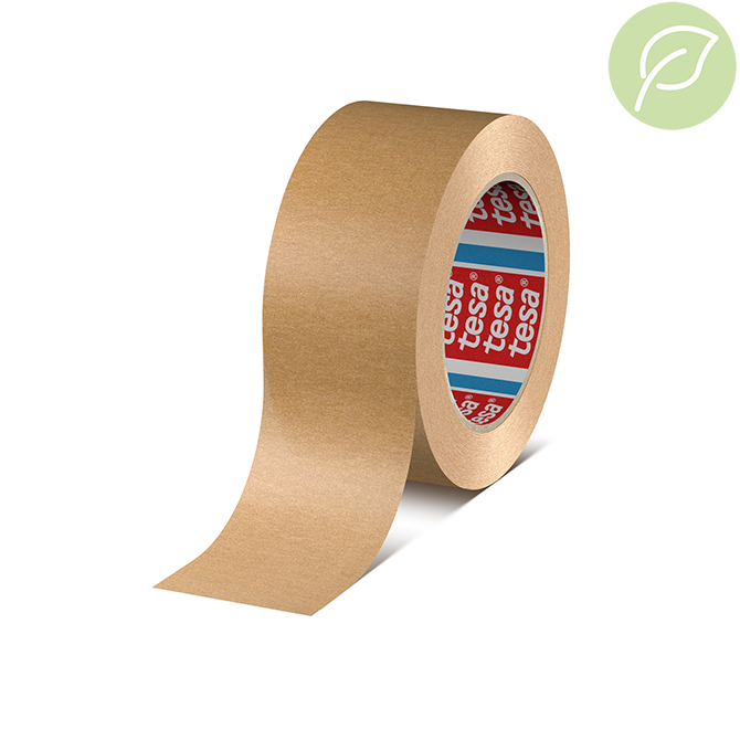 Tesapack - Ruban adhésif d'emballage - papier écologique kraft - 50 mm x 50  m