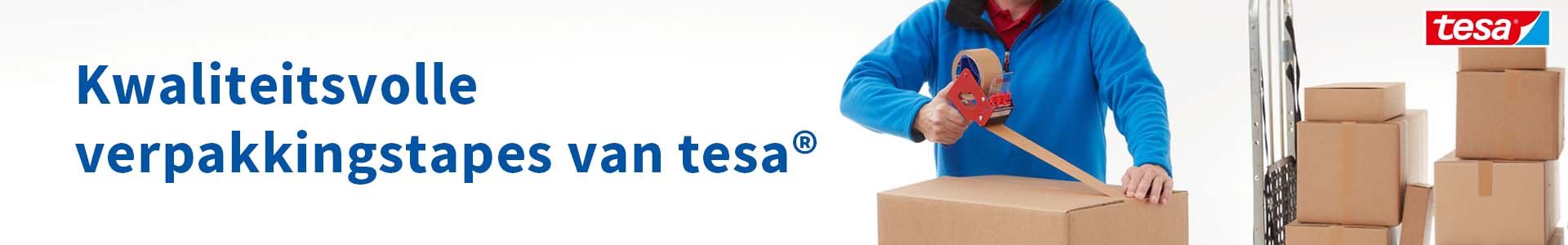 Kwaliteitsvolle verpakkingstapes van tesa®