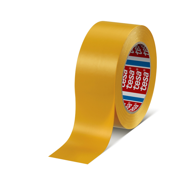PVC-tape markeer geel 50mmx33m tesa 4169 PVC-tape markeer geel 50mmx33m tesa 4169